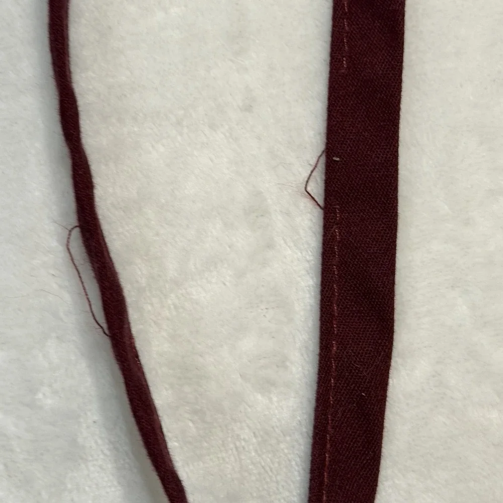 Omaha Steaks Bib Apron One Size Adult Bar Kitchen Barbecue Grill BBQ Maroon USA